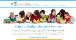 Desktop Screenshot of curriculumsolutions.org